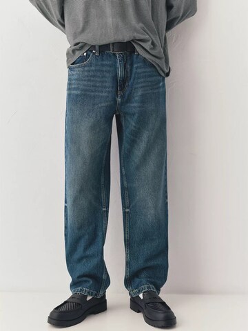 Pull&Bear Baggy Farkut värissä sininen: etupuoli