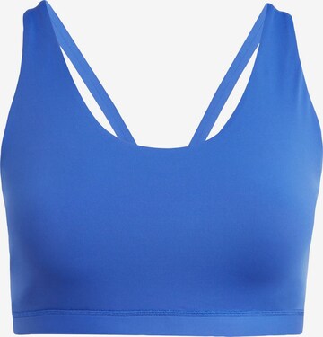 ADIDAS PERFORMANCE Bustier Sport bh ' All Me' in Blauw: voorkant