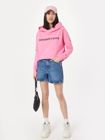 Superdry Sweatshirt in Pink