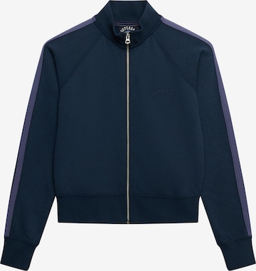 Veste de survêtement 'Essential' Superdry & Co en bleu : devant