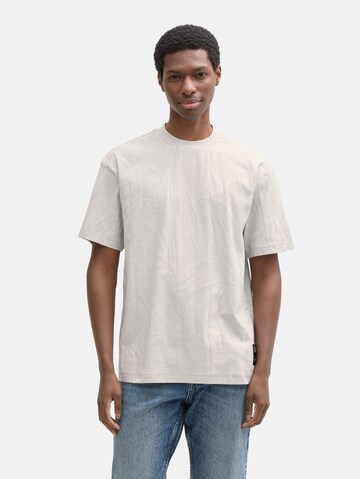 TOM TAILOR DENIM T-Shirt in Grau: Vorderseite