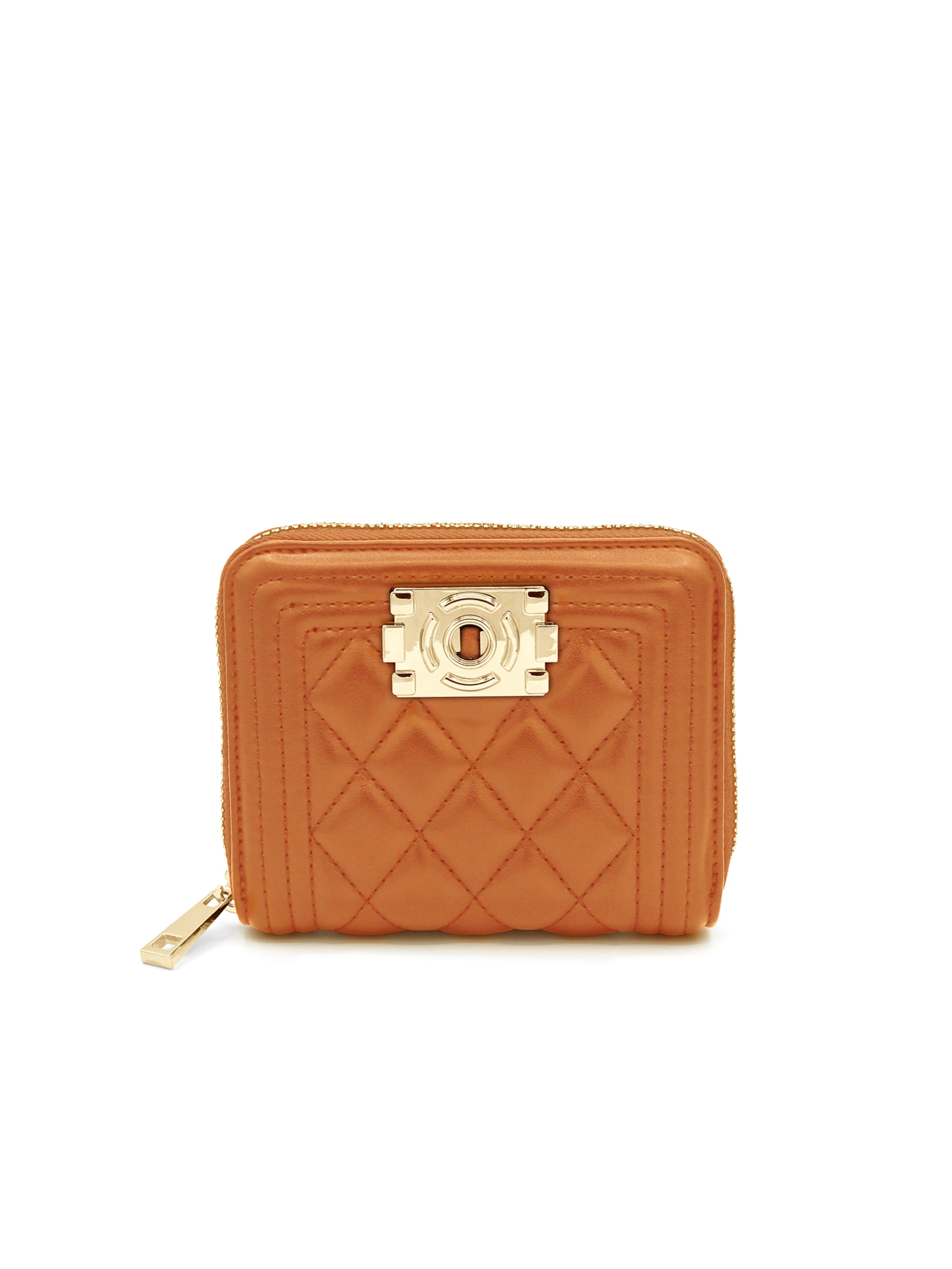 Ateliers Saint Germain Portemonnee in Bruin: voorkant