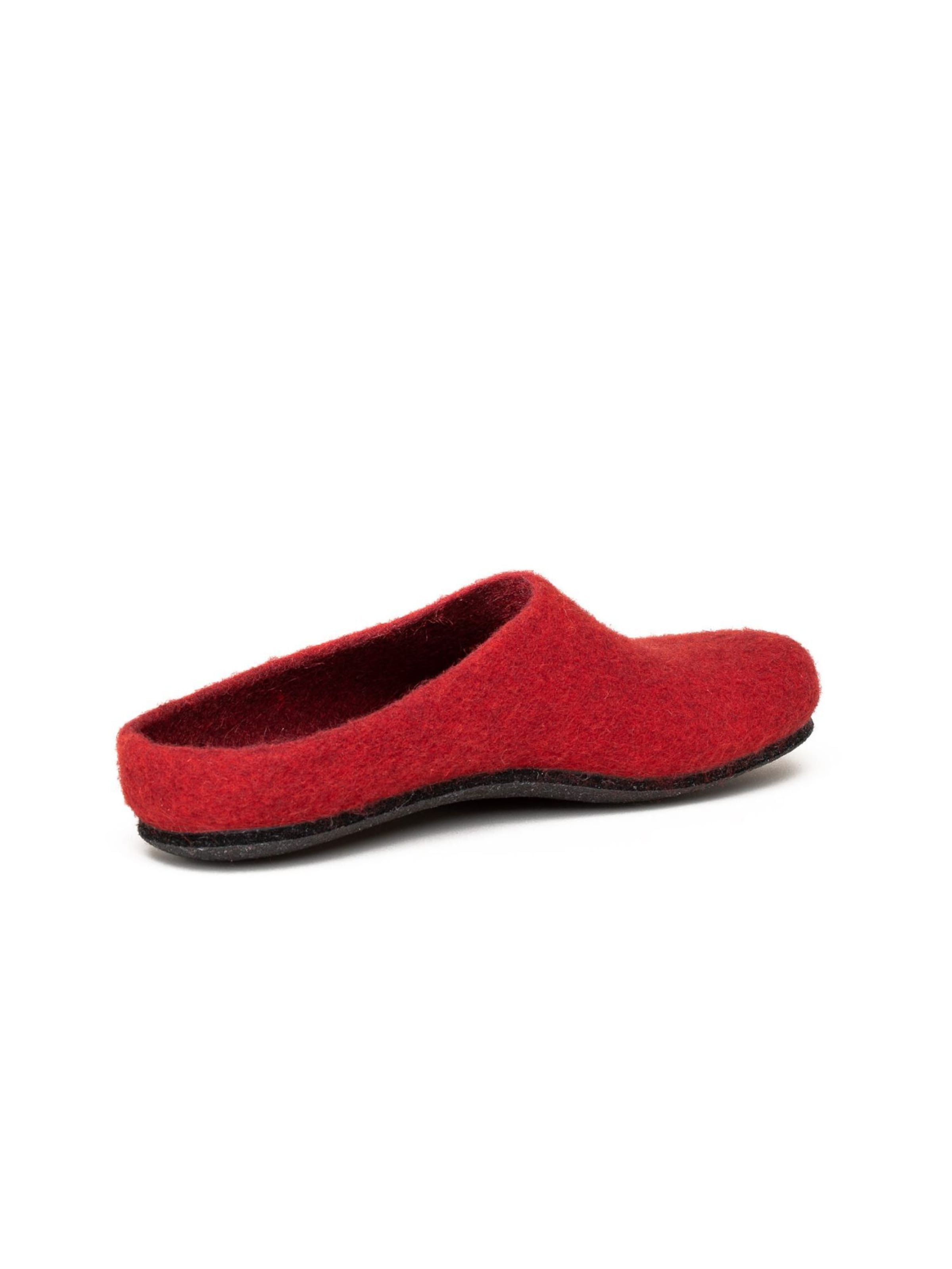 MagicFelt Slippers 'Filzpantoffel Magicfelt 709' in Red