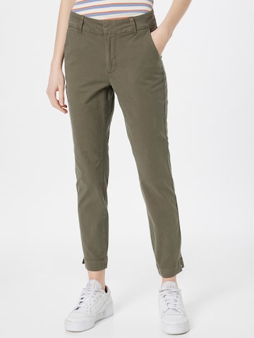 Kaffe Chino Pants 'Mette' in Green: front