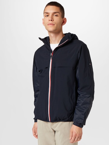 TOMMY HILFIGER Tussenjas in Blauw: voorkant