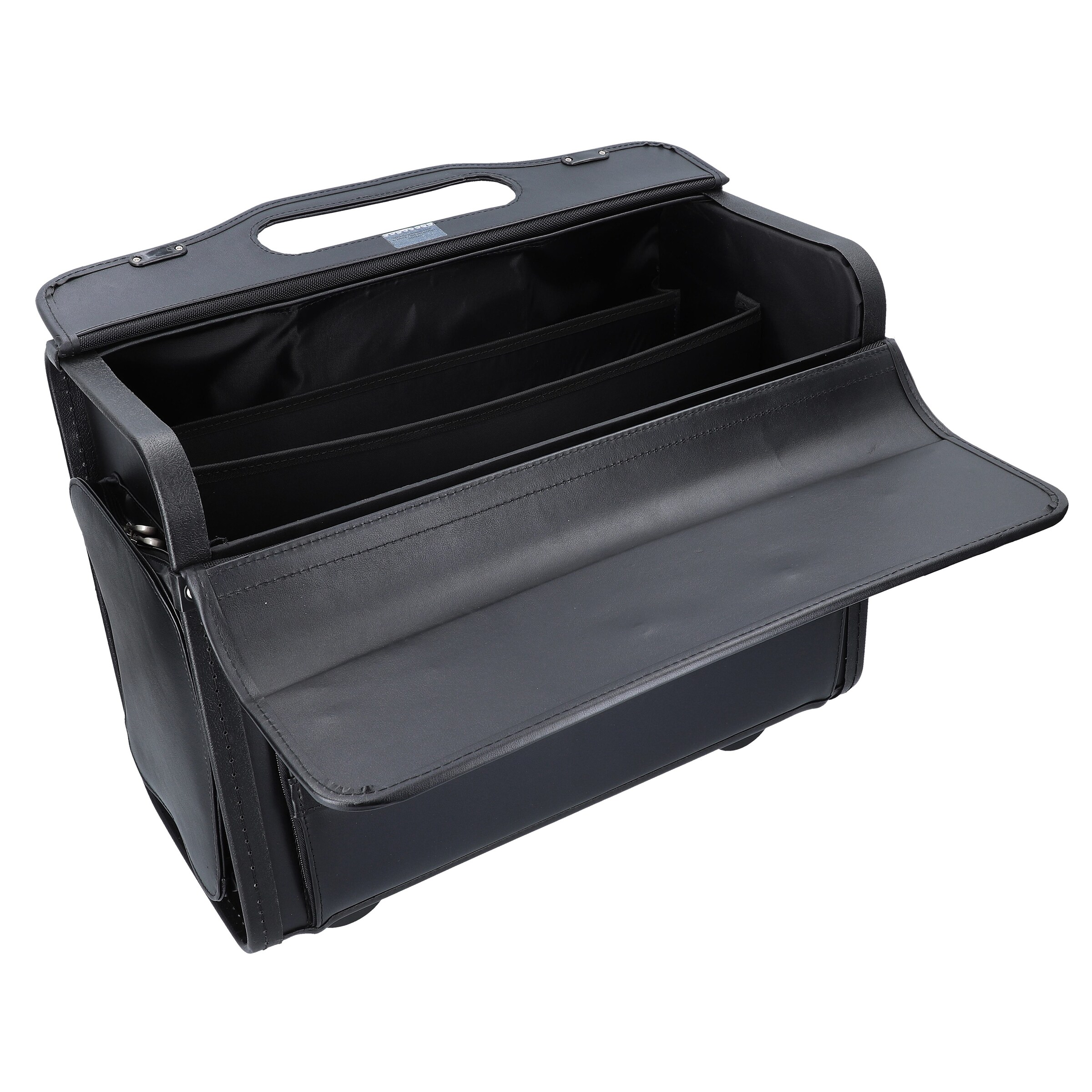 Valise de pilote Dermata en noir