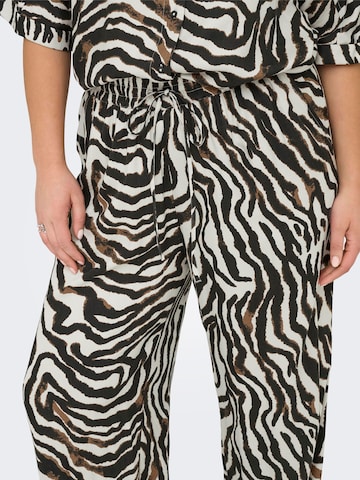 ONLY Carmakoma Regular Pants 'CARBerte' in Beige