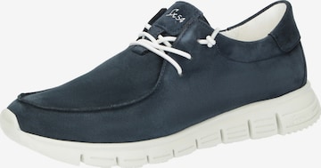 Chaussure à lacets SIOUX en bleu : devant