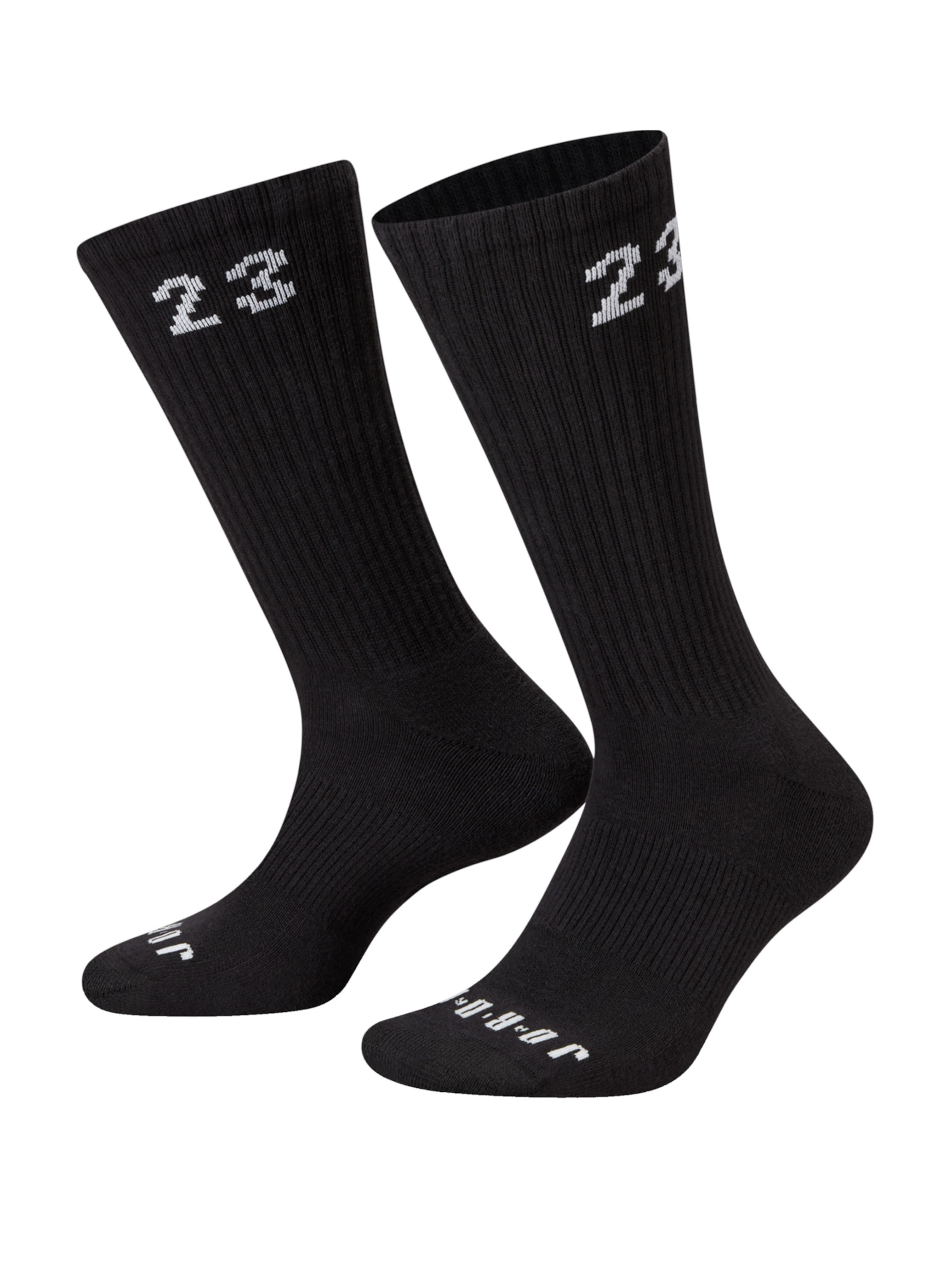 Jordan Sports socks in Black