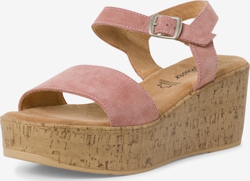 s.Oliver Sandale in Pink: Vorderseite