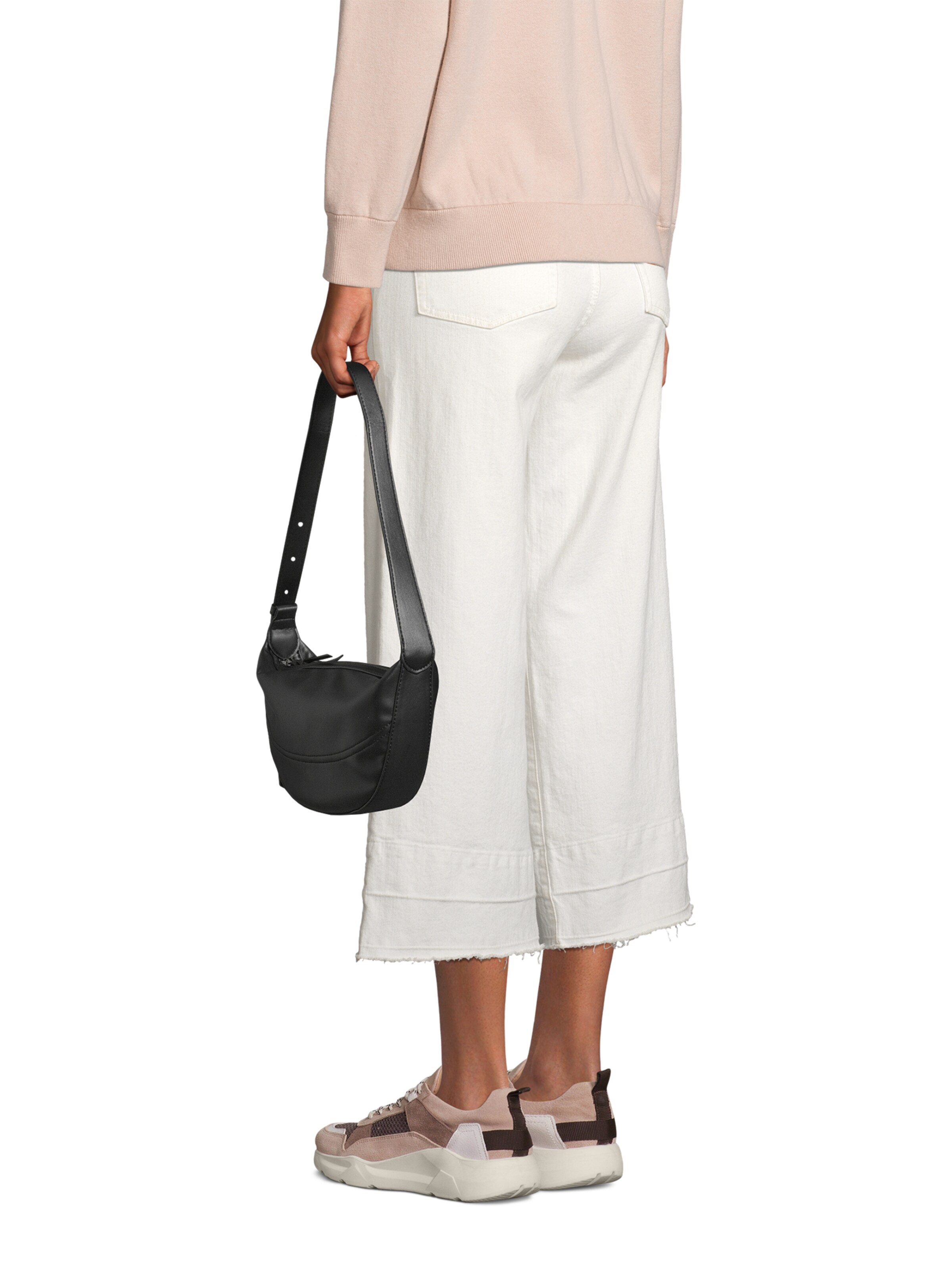 Borsa a spalla 'PCTESSA' di PIECES in nero