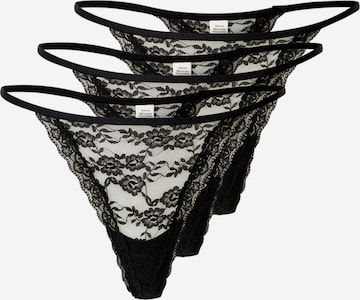 Lindex String 'Jennie' in Schwarz: Vorderseite