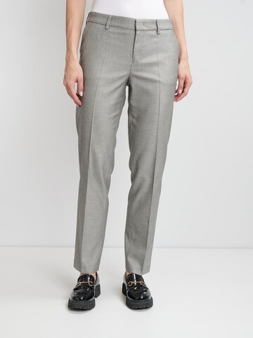 Slimfit Pantaloni per costume tradizionale 'Elena 8685' di W. Wegener in grigio: frontale