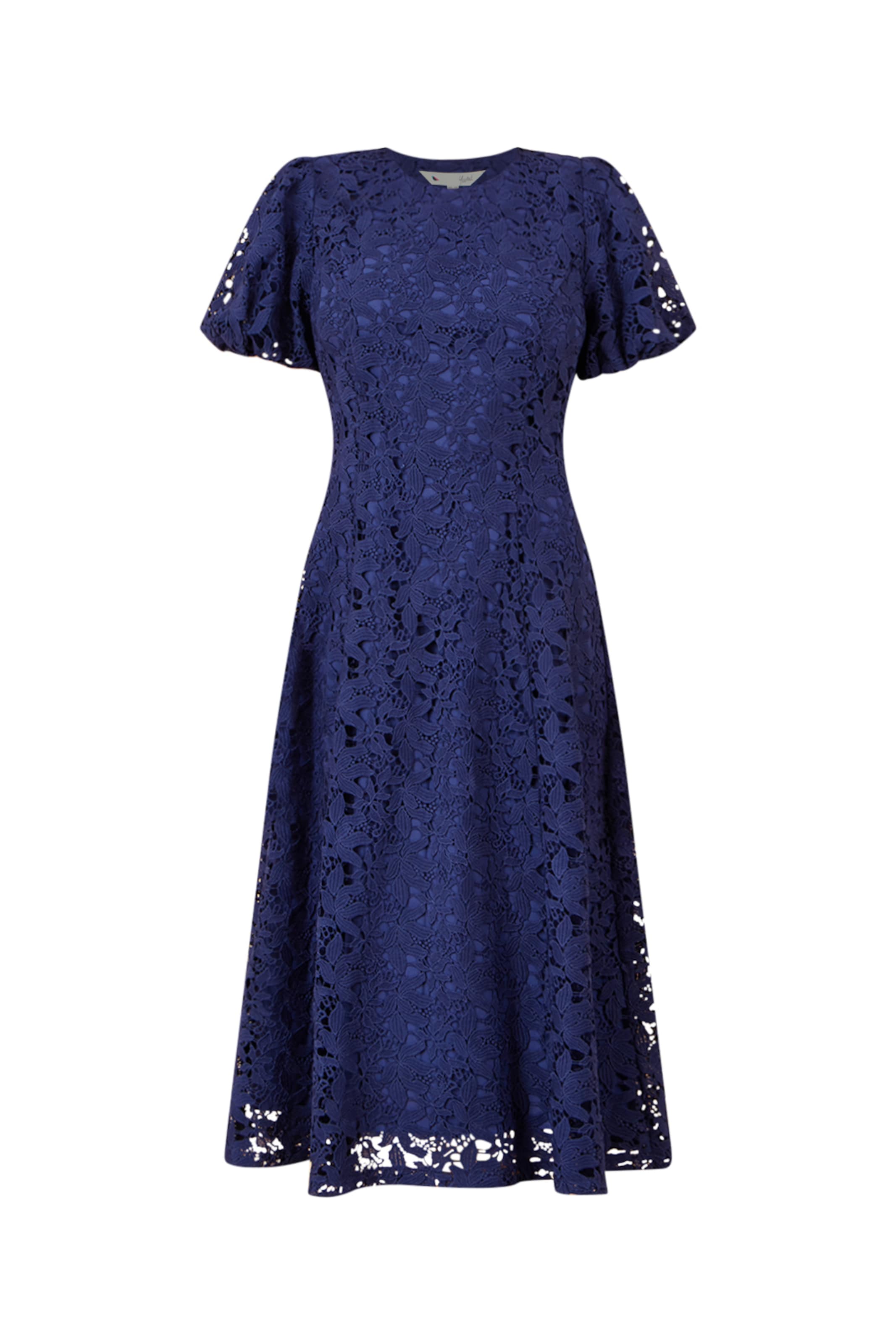 Yumi Kleid in Blau: Vorderseite