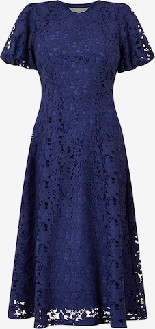 Yumi Kleid in Blau: Vorderseite