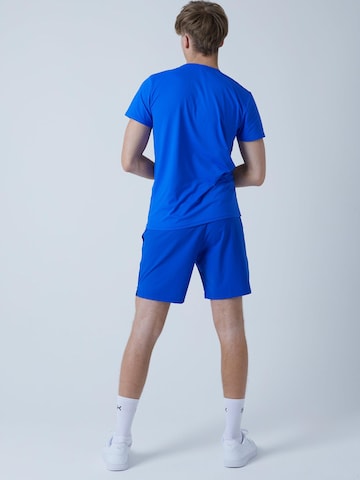 SPORTKIND Regular Workout Pants 'Shorts regular' in Blue