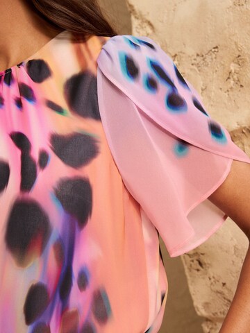 love & roses Blouse in Roze
