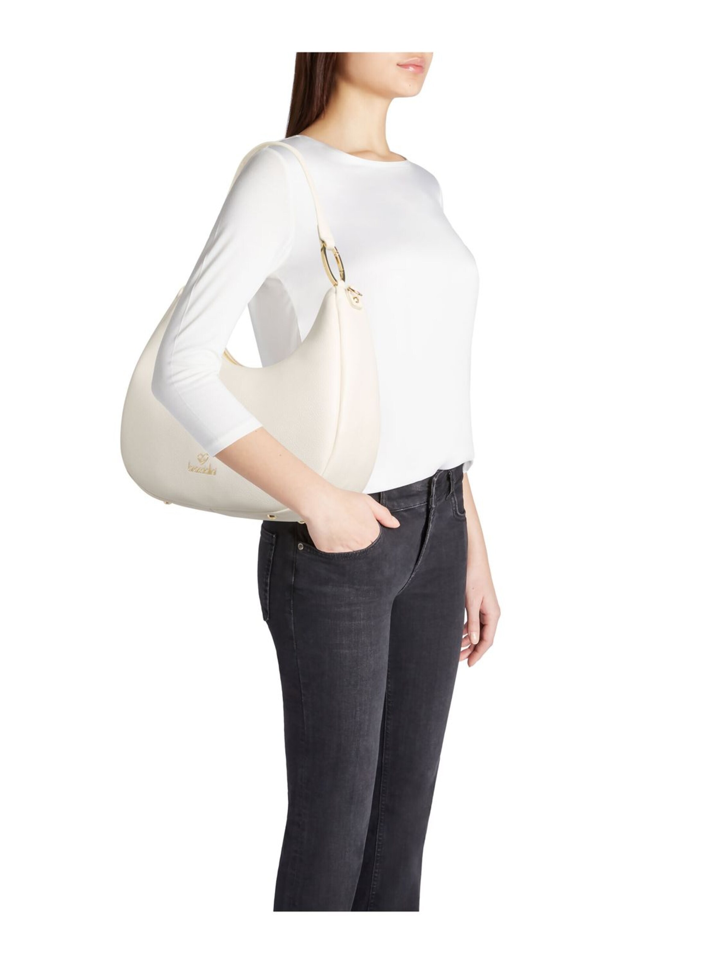 Borsa a spalla 'Amy' di Braccialini in beige