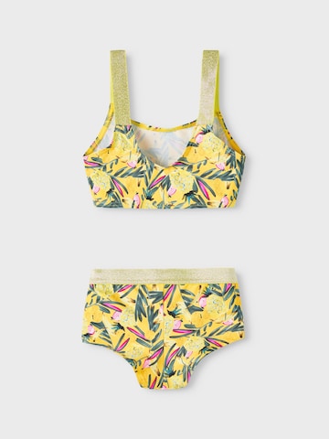 NAME IT Bralette Bikini in Yellow