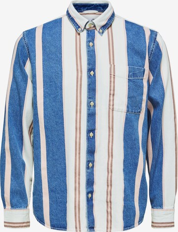SELECTED HOMME Klasický střih Košile 'Brad' – modrá: přední strana