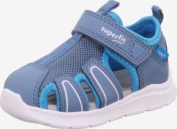 SUPERFIT - Sandália 'Wave' em azul: frente
