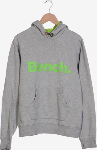 BENCH Sweatshirt & Zip-Up Hoodie in M in Grey: front