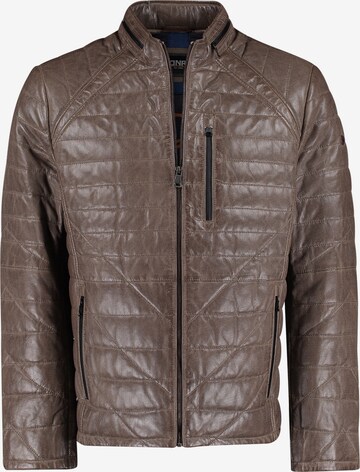 DNR Jackets Between-Season Jacket in Brown: front