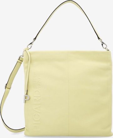 Picard Schultertasche 'Zoom' in Gelb: Vorderseite