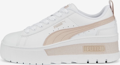 PUMA Baskets basses 'Mayze Wedge' en rose pastel / blanc, Vue avec produit