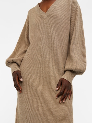 OBJECT Knitted dress 'Malena' in Brown