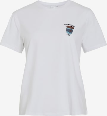 T-shirt 'VINora' VILA en blanc : devant