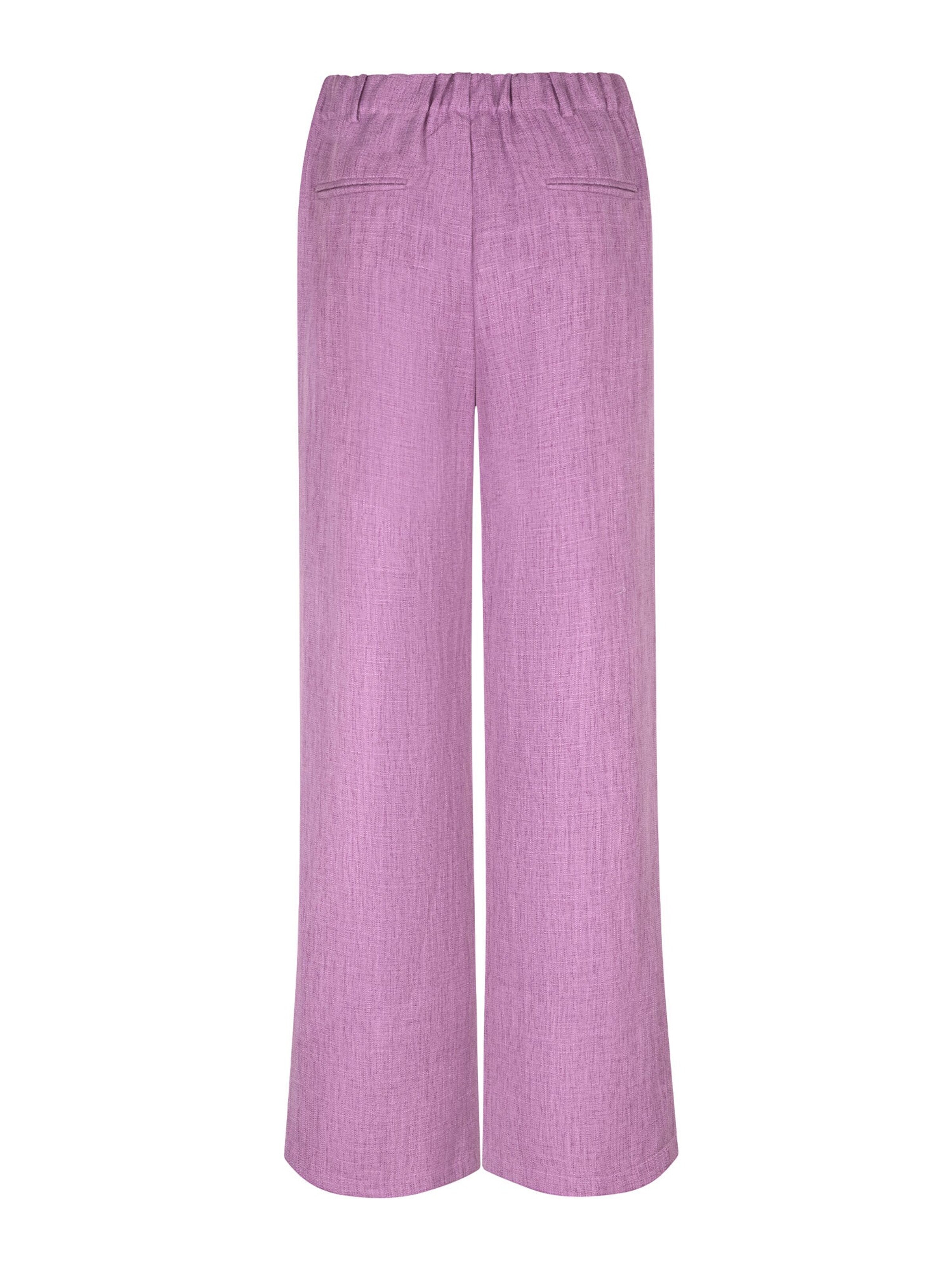 Wide Leg Pantalon 'UNICORN Women's Wide Leg Trousers Purple – Elegant High-Waisted Trousers with Straight Legs xs s m l xl' UNICORN en beige
