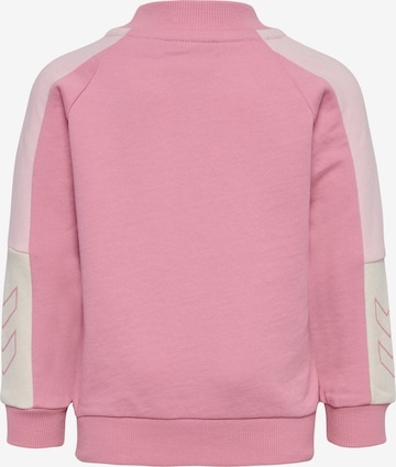 Hummel Athletic Zip-Up Hoodie in Pink