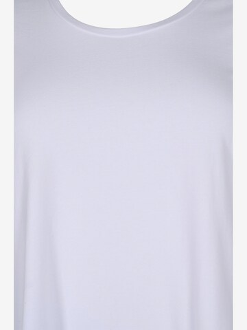 T-shirt Zizzi en blanc