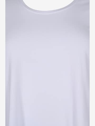 T-shirt Zizzi en blanc