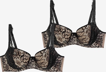 Soutien-gorge ' Amourette Charm ' TRIUMPH en noir : devant