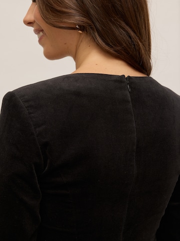 noar studios Dress 'VELVET DRESS' in Black