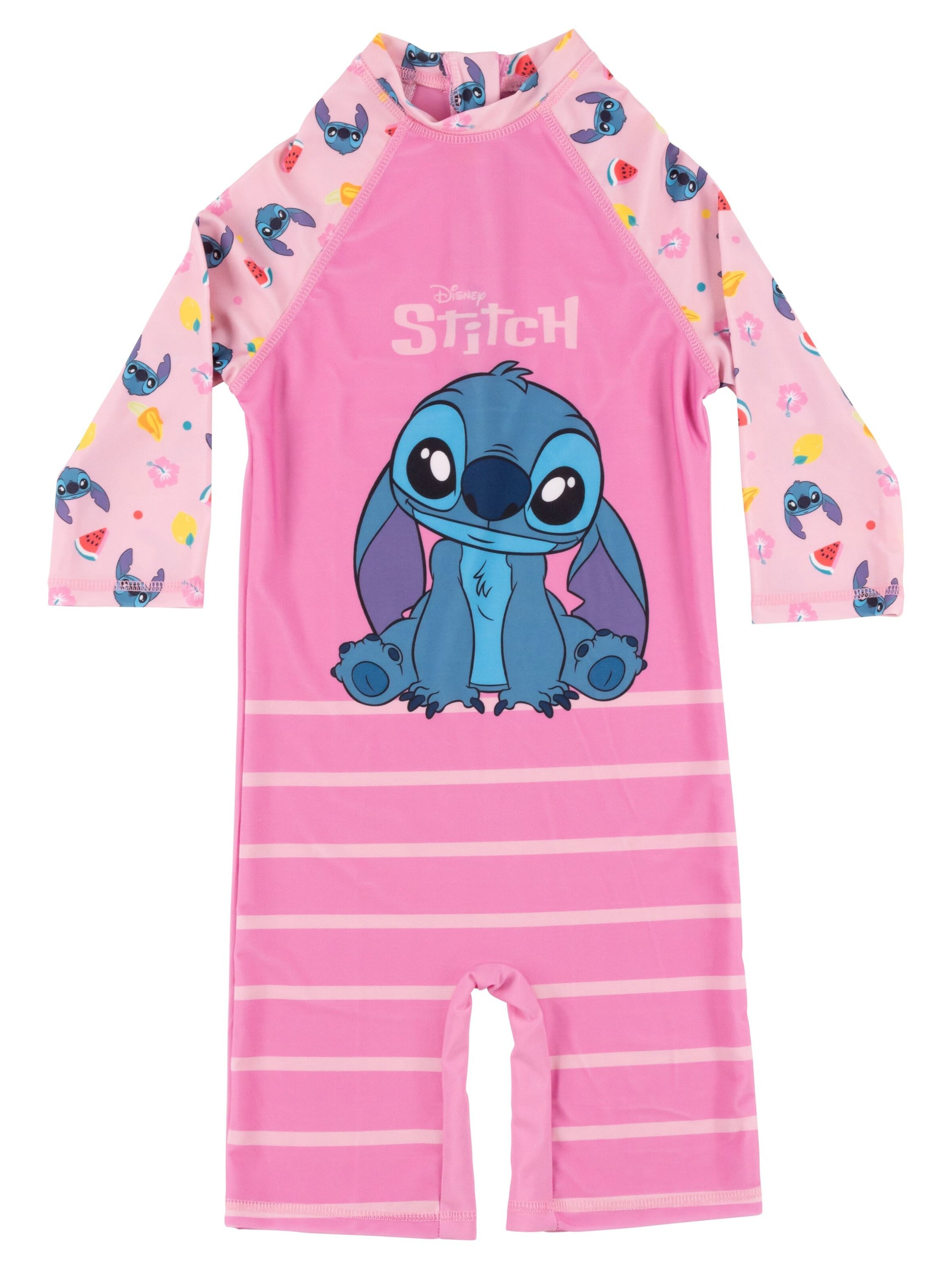 Disney Lilo & Stitch Athletic Swimwear 'UV-Schutz 50' in Pink: front