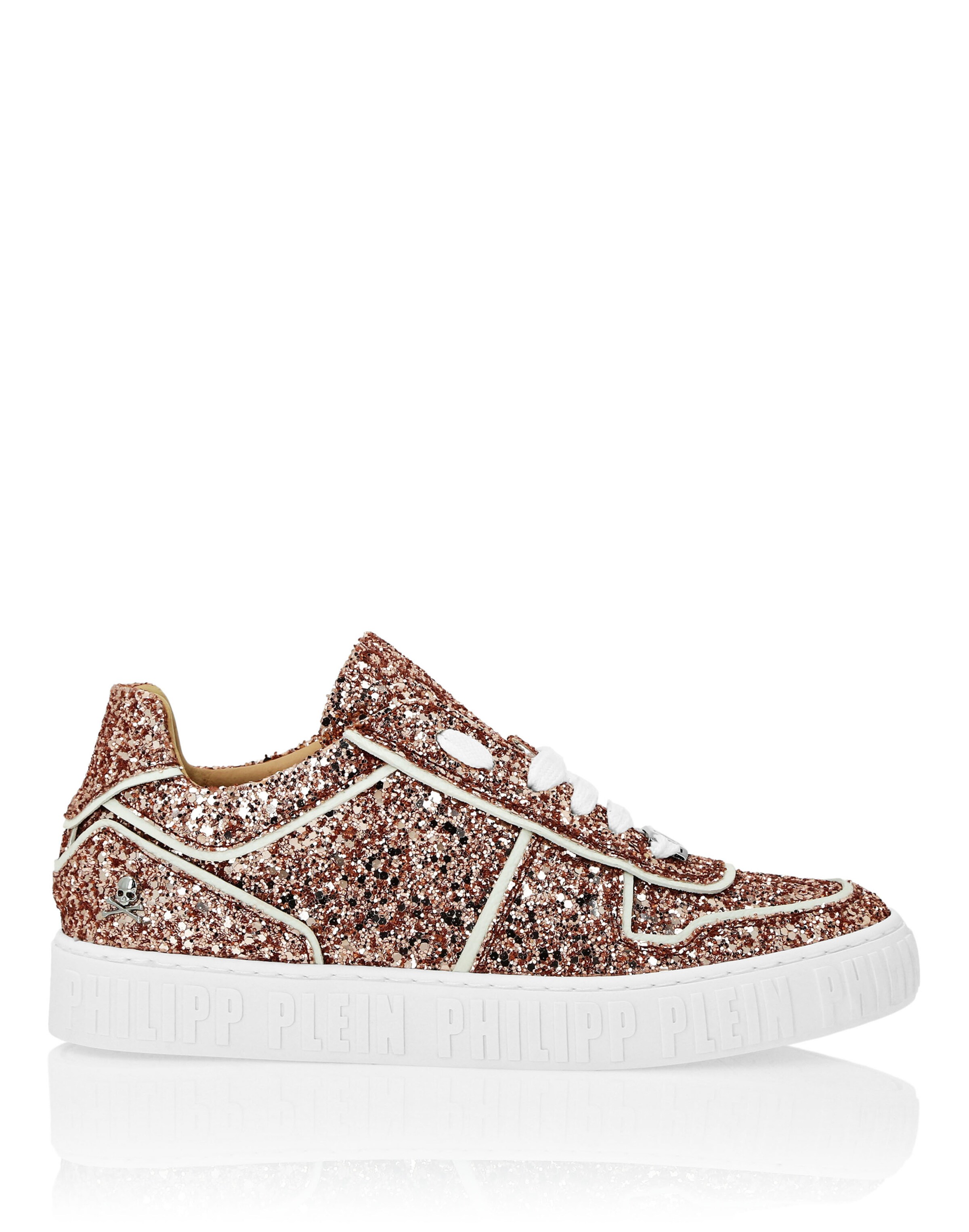 Philipp Plein Platform trainers 'King Power' in Bronze