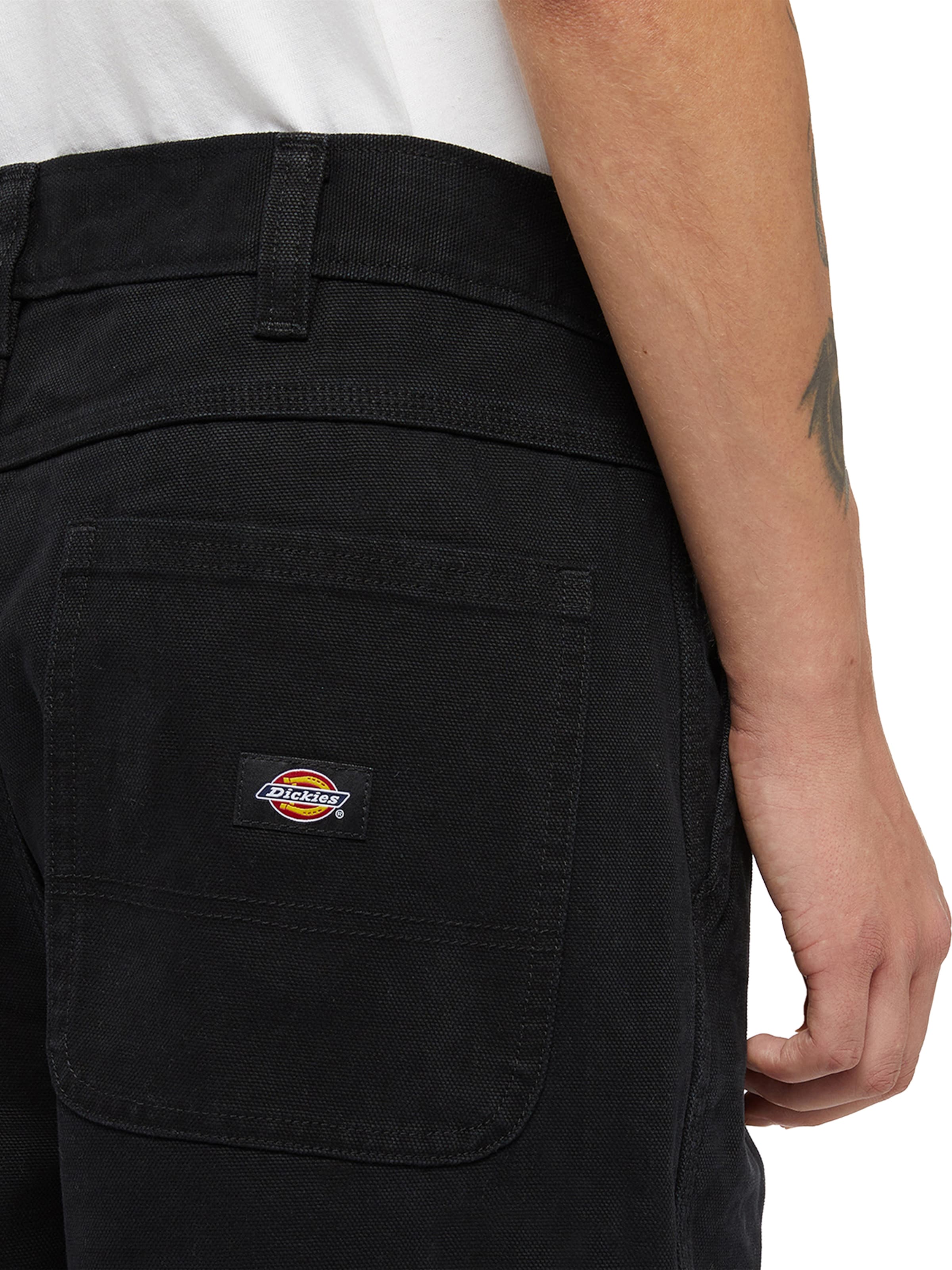 juoda DICKIES Laisvas Laisvo stiliaus kelnės 'DUCK'