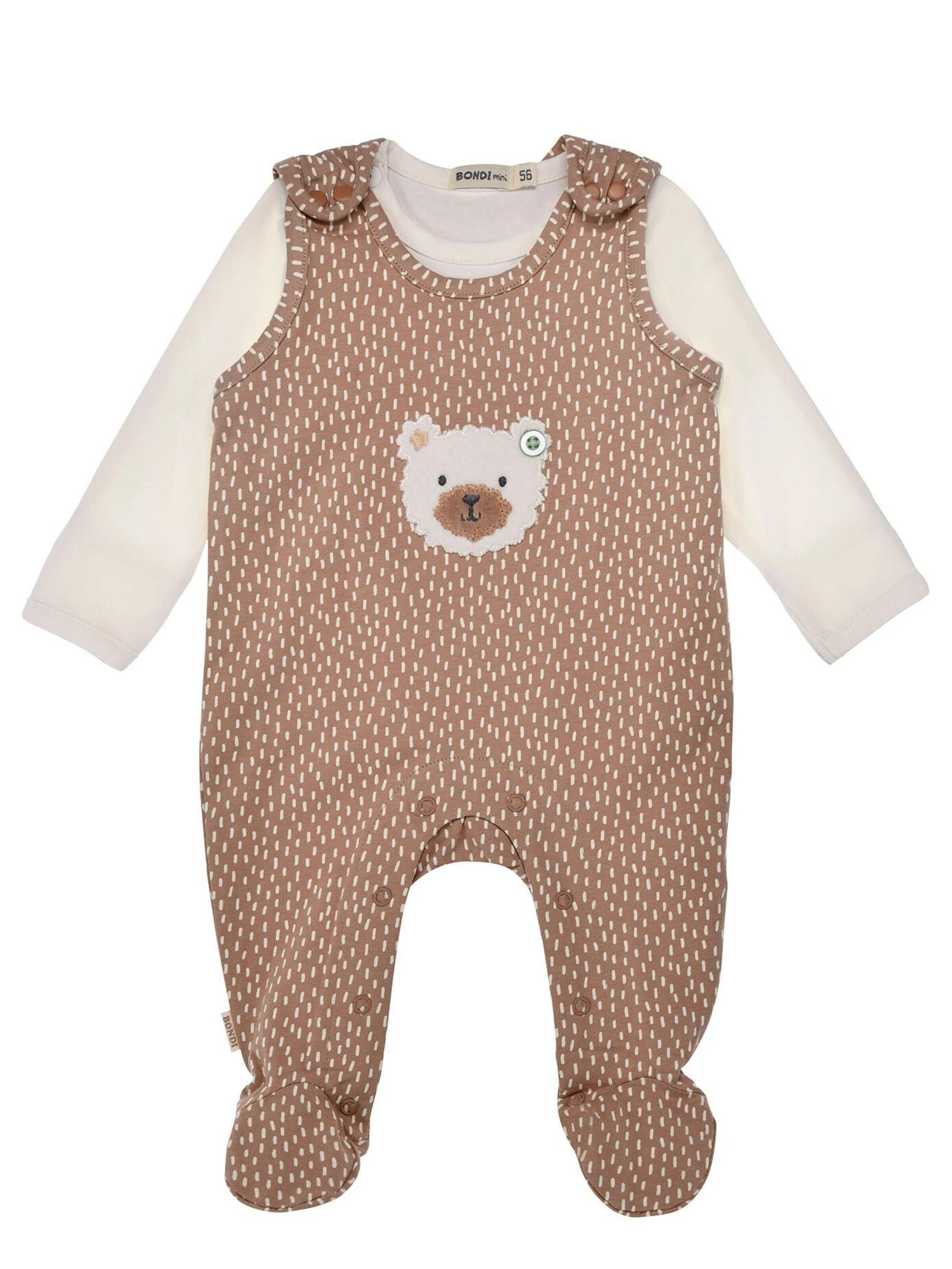 BONDI Overall‌‌‌‌‌‌‌‌ in Braun: Vorderseite
