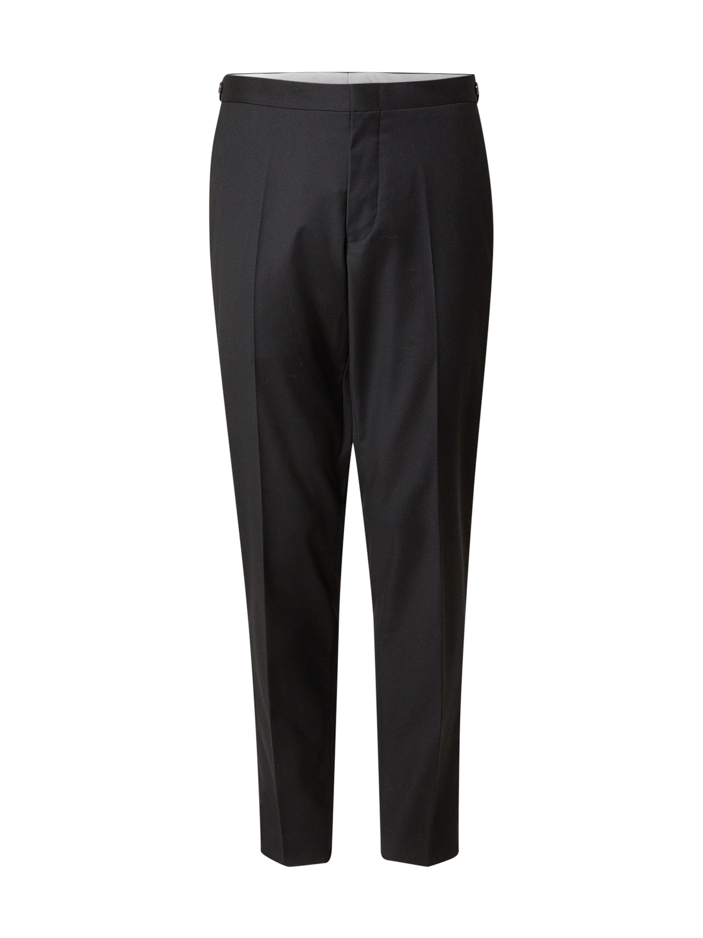 Michael Korsregular Hlače na crtu - crna boja: prednji dio