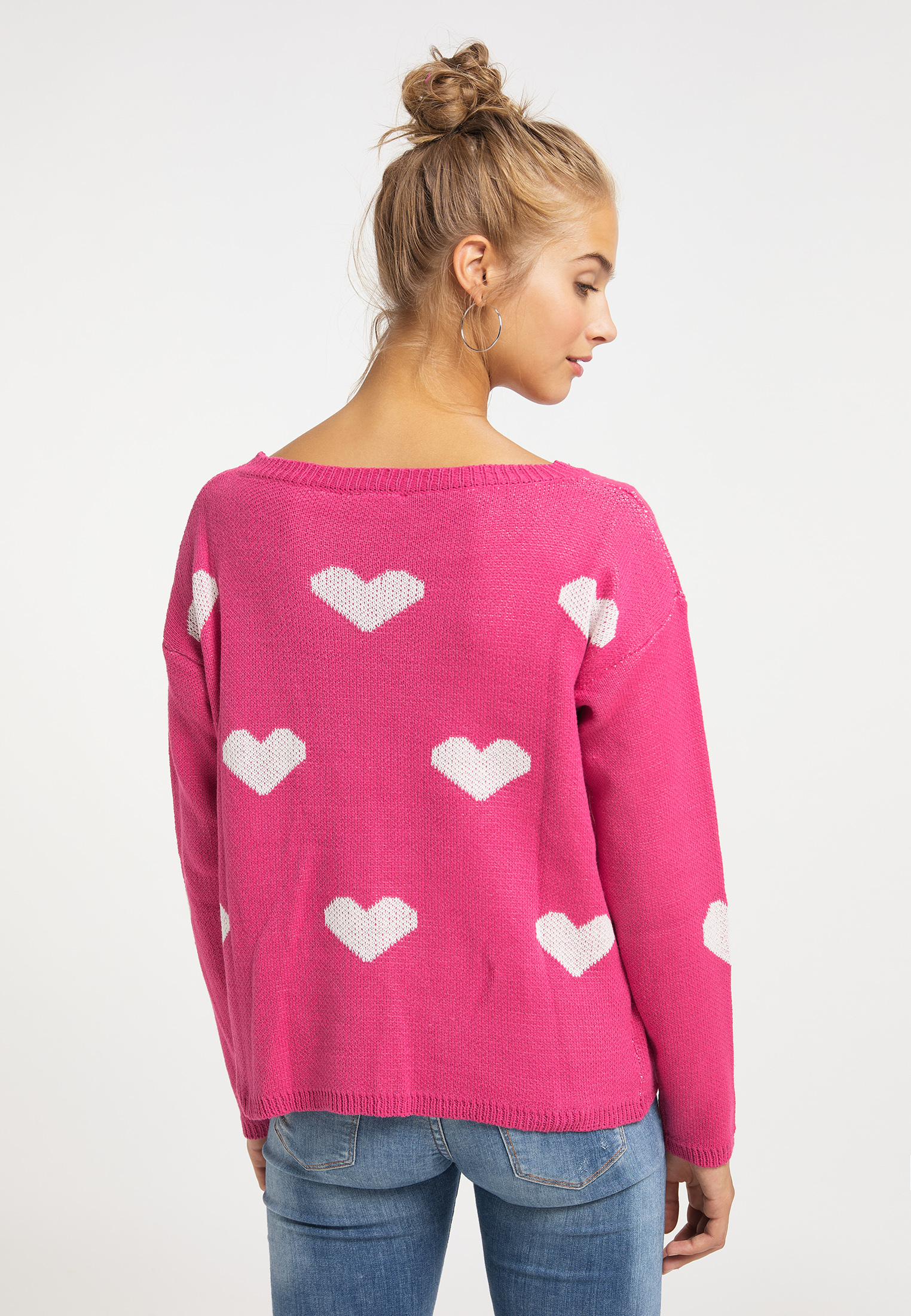 DSYVp Donna MYMO Pullover in Rosa 