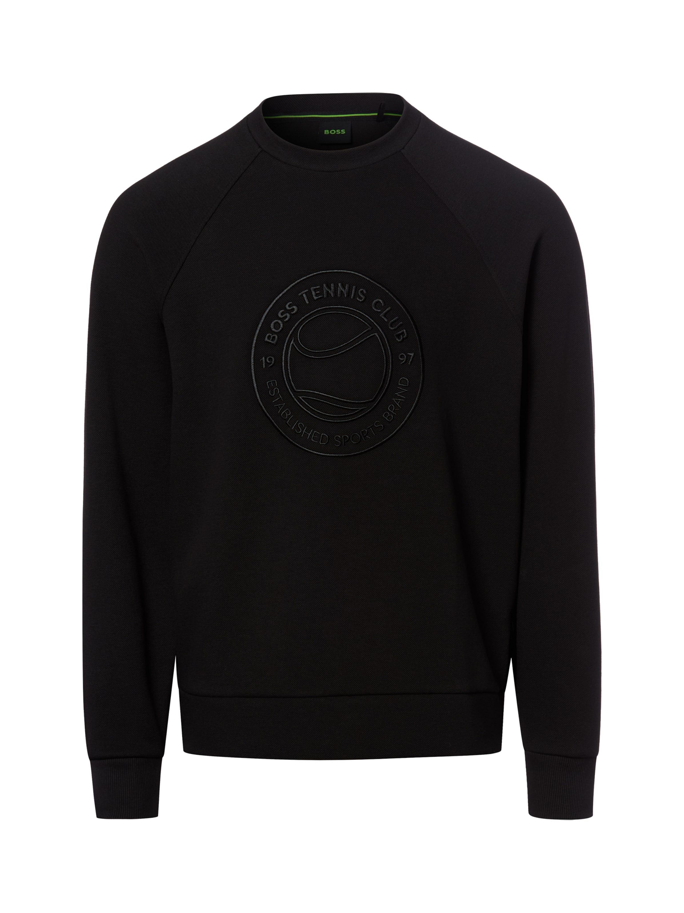 BOSS Sweatshirt 'Join Sablo' in Zwart: voorkant