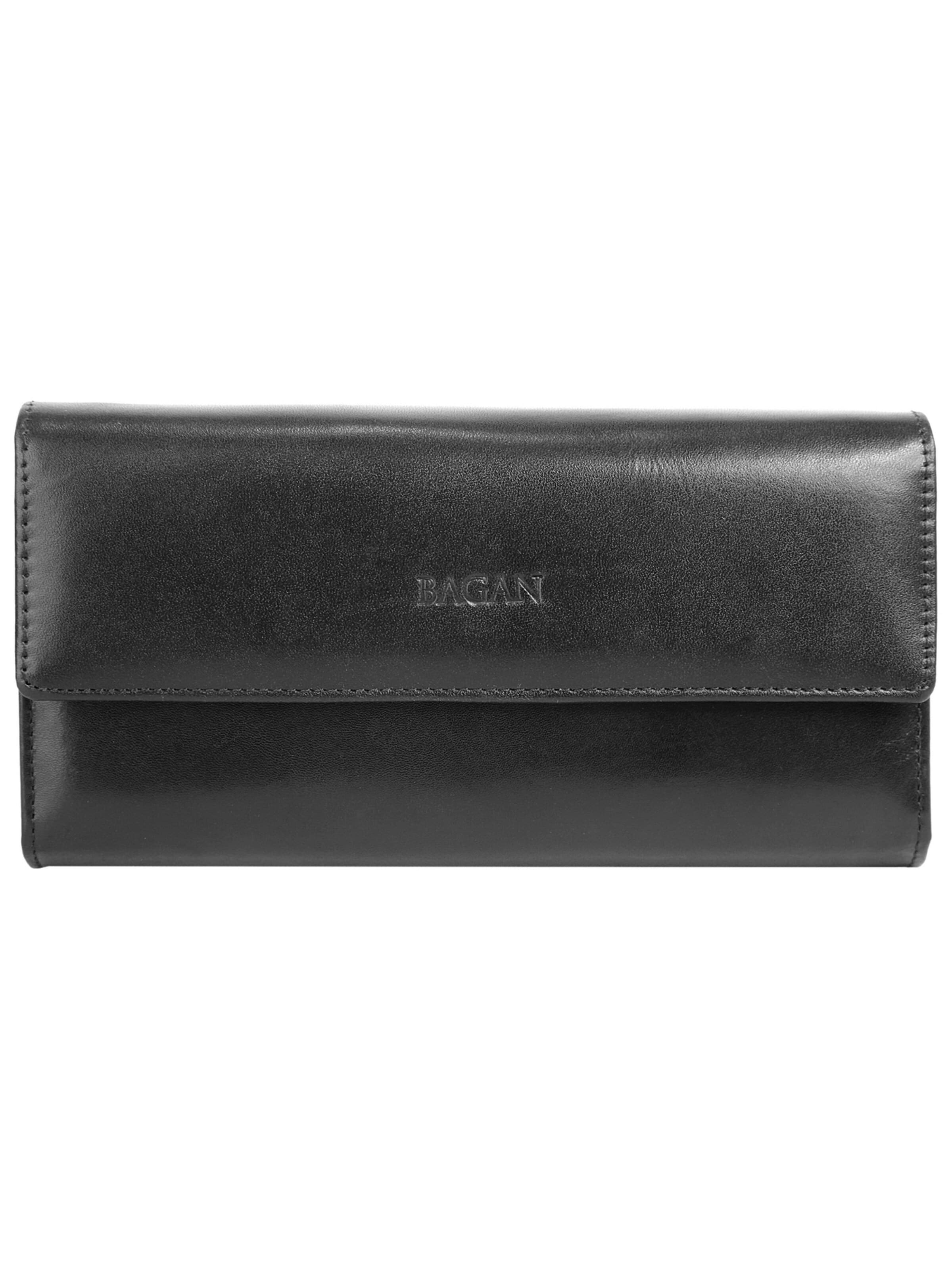 Bagan Portemonnaie‌‌‌‌‌‌‌ in Schwarz: Vorderseite