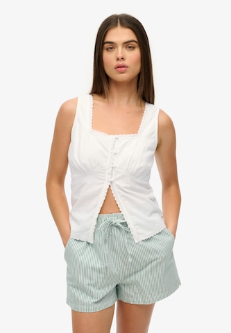 Superdry Top in Wit: voorkant