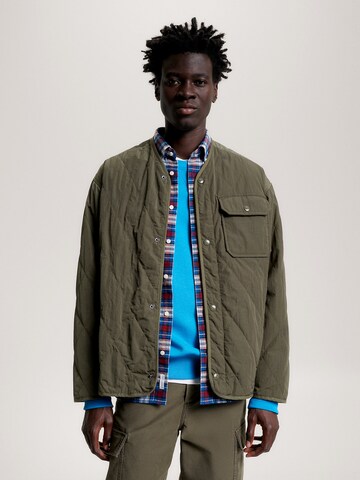 Veste mi-saison TOMMY HILFIGER en vert : devant