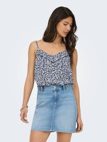ONLY - Top 'ONLNALA' en azul: frente