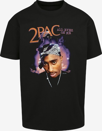 Mister Tee Shirt 'All Eyez On Me' in Zwart: voorkant