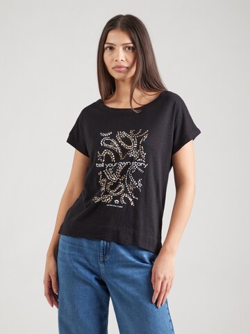 Maglietta di s.Oliver in nero: frontale